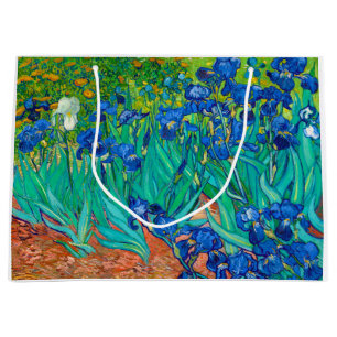Sacola Para Presentes Grande Irises, Vincent van Gogh