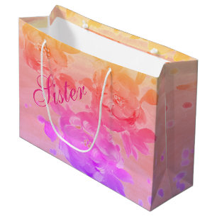 Sacola Para Presentes Grande Irmã Gift Bag