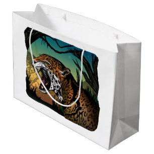 Sacola Para Presentes Grande Jaguar
