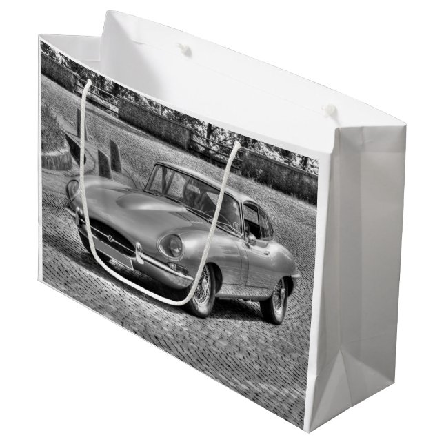 Sacola Para Presentes Grande Jaguar E-Type (Frente inclinada)