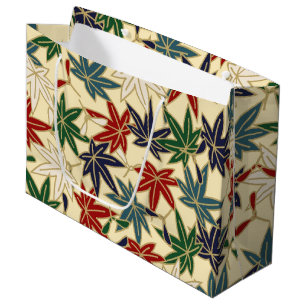Sacola Para Presentes Grande Japonês Maple Leaf