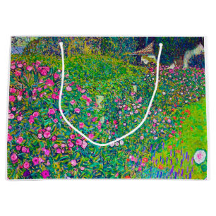 Sacola Para Presentes Grande Jardim Italiano, Gustav Klimt