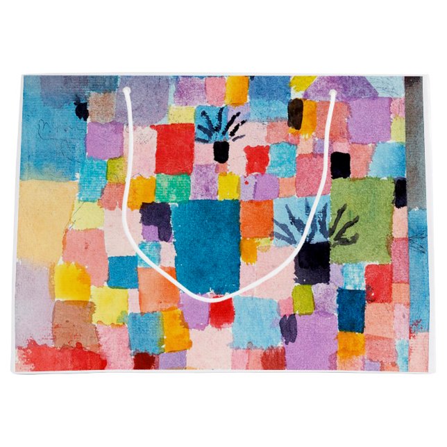 Sacola Para Presentes Grande Jardim Tunisiano, Klee (Frente)