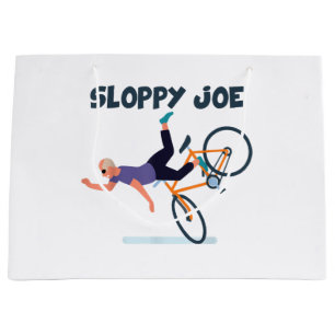 Sacola Para Presentes Grande Joe Funny Biden Shirt Sloppy Joe Biden Funn