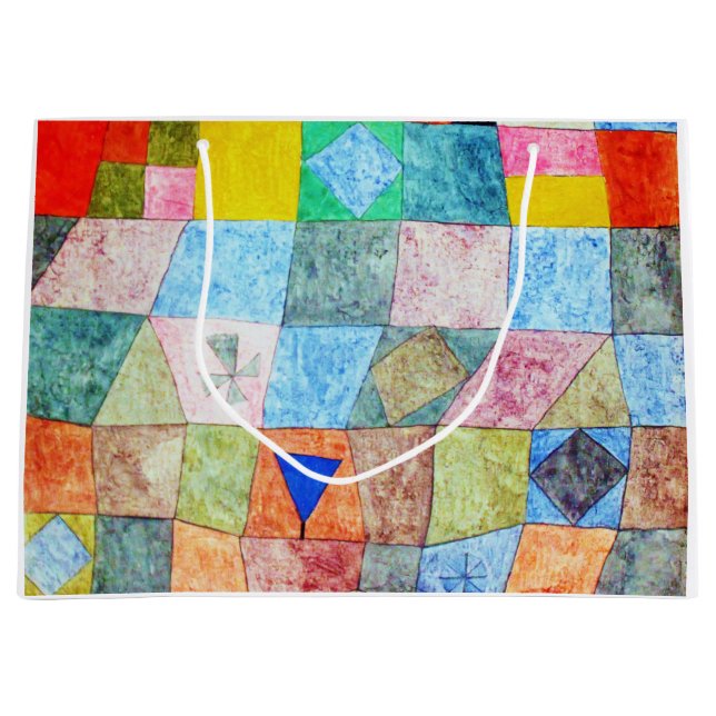 Sacola Para Presentes Grande Jogo Amigável, Paul Klee (Frente)