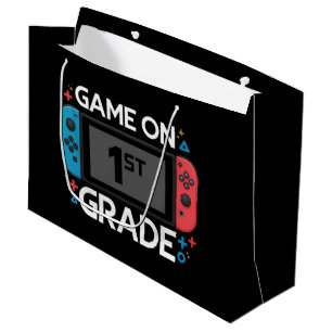 Sacola Para Presentes Grande Jogo Ativado 1ª Série Volta às Aulas Gamer Diverti