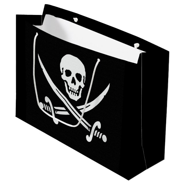 Sacola Para Presentes Grande Jolly Roger (Frente inclinada)