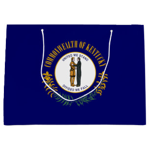 Sacola Para Presentes Grande Kentucky: Bandeira do Estado dos EUA da Comunidade