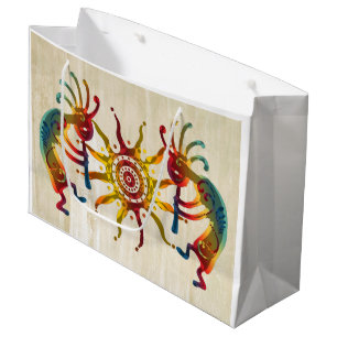 Sacola Para Presentes Grande KOKOPELLI DUO SUN + suas ideias