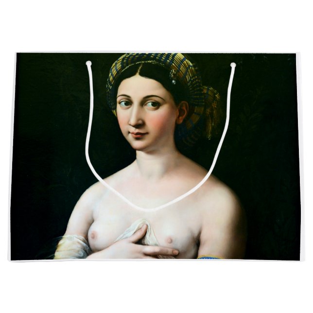 Sacola Para Presentes Grande La Fornarina, Raphael (Frente)