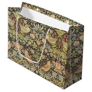 Sacola Para Presentes Grande Ladrones de Morango por William Morris, Arte Antig