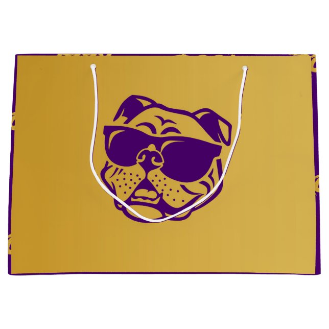 Sacola Para Presentes Grande Legal Que Dog - Omega Psi Phi (Frente)