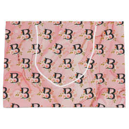 Sacola Para Presentes Grande Letter B