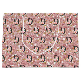 Sacola Para Presentes Grande Letter D