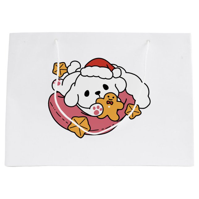 Sacola Para Presentes Grande Leve o Natal para o Natal (Frente)