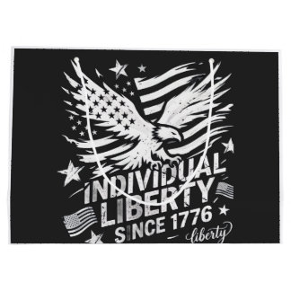 Sacola Para Presentes Grande Liberdade Individual Desde 1776 Presente Patriótic