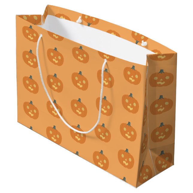 Sacola Para Presentes Grande Lil Jak Halloween Gift Bag (Verso inclinado)