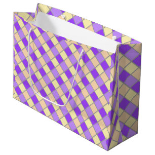 Sacola Para Presentes Grande Lilac e Peach
