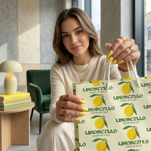 Sacola Para Presentes Grande Limoncello