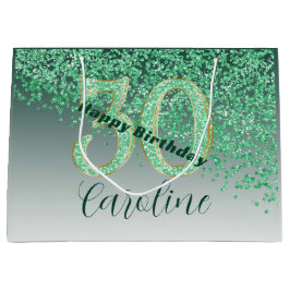 Sacola Para Presentes Grande Lindo Saco de Presente Personalizado com Brilho Ve
