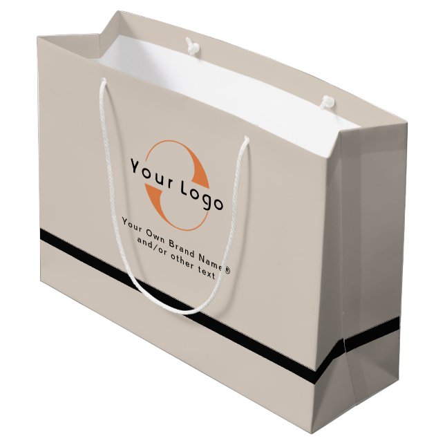 Sacola Para Presentes Grande Log (Verso inclinado)