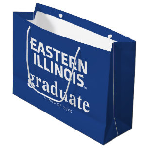 Sacola Para Presentes Grande Logotipo da marca Eastern Illinois University