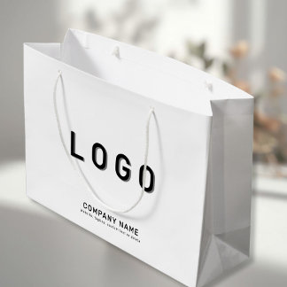Sacola Para Presentes Grande Logotipo personalizado