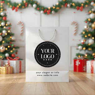 Sacola Para Presentes Grande Logotipo Personalizado da Empresa   Presente Empre