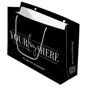Sacola Para Presentes Grande Logotipo personalizado de Promocional comercial pr