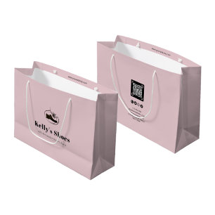 Sacola Para Presentes Grande Logotipo personalizado para empresas elegantes   C
