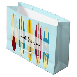 Sacola Para Presentes Grande Longboards Vintage Grandes