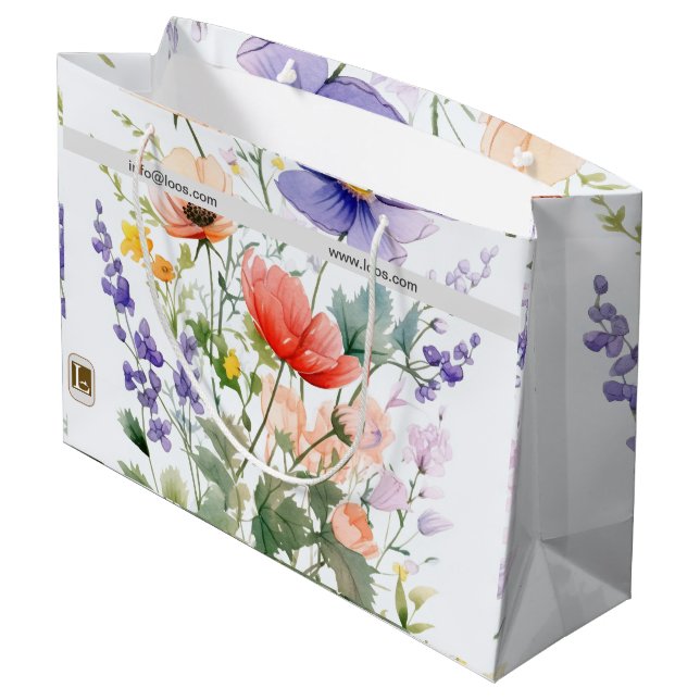 SACOLA PARA PRESENTES GRANDE LOOS GIFT BAG (Verso inclinado)