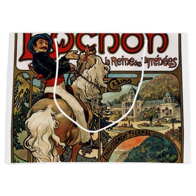 Sacola Para Presentes Grande Luchon, Mucha (Frente)