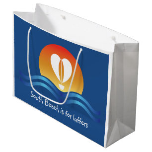 Sacola Para Presentes Grande Luffers Sunset_Heart sails_South Beach
