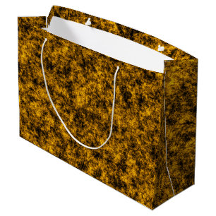 Sacola Para Presentes Grande Luxo Grande Brilho Dourado