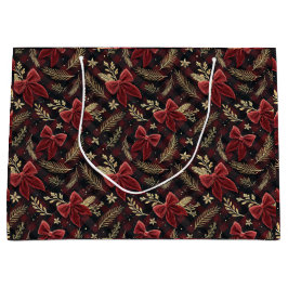 Sacola Para Presentes Grande Luxurious Holiday Gift Bag