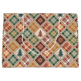 Sacola Para Presentes Grande Luxurious Holiday Gift Bag