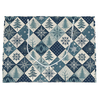 Sacola Para Presentes Grande Luxurious Holiday Gift Bag