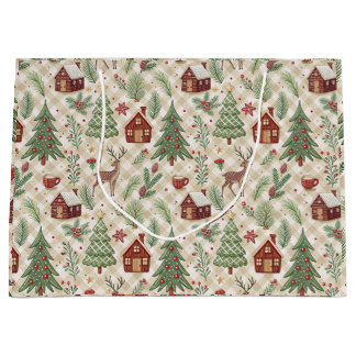 Sacola Para Presentes Grande Luxurious Holiday Gift Bag