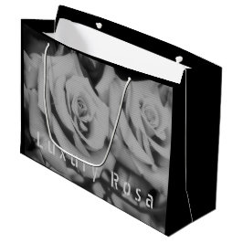 Sacola Para Presentes Grande Luxury Rosa：Large Paper Bag (4)