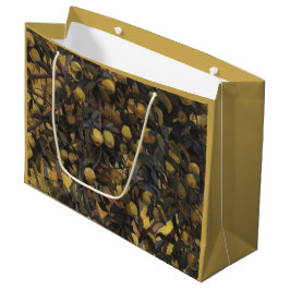 Sacola Para Presentes Grande Maçãs nos ramos das árvores (por Serebriakova)