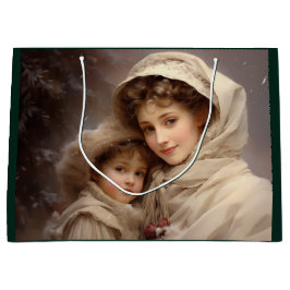 Sacola Para Presentes Grande Mãe e Filho Vitorianos