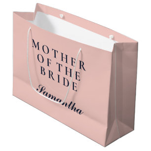SACOLA PARA PRESENTES GRANDE MÃE SIMPLES DO BRIDE OXFORD AZUL E TINTA