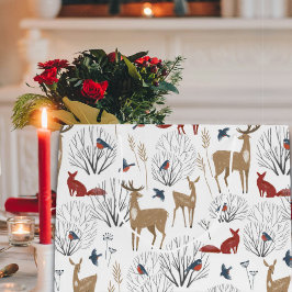 Sacola Para Presentes Grande Magic Winter Wonderland