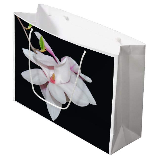 Sacola Para Presentes Grande Magnésia Branca (Frente inclinada)