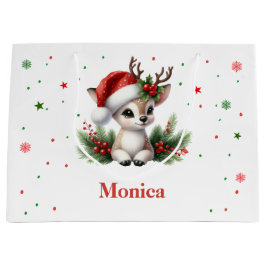 Sacola Para Presentes Grande Mais maravilhoso dia de aniversário de natal