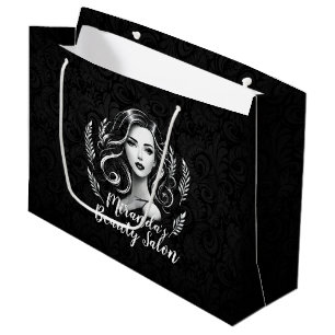 Sacola Para Presentes Grande Makeup Artist Hair Stylist Beauty Salon Lash Brows
