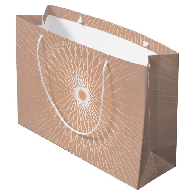 Sacola Para Presentes Grande Mandala, Bicicleta Fios 5 (Verso inclinado)