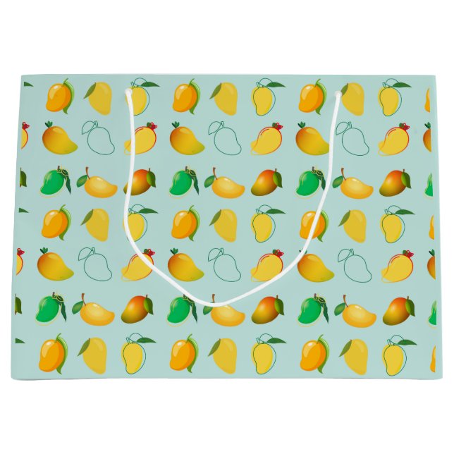 Sacola Para Presentes Grande Mango Fresca (Frente)
