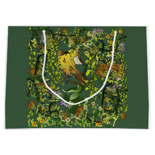 Sacola Para Presentes Grande Mangrove Cuckoo